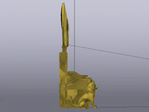 古埃及的幻想王座 - 法老王的王座 01 3D 模型