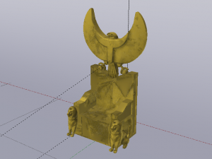 Fantasy Throne of Ancient Egypt - The Throne of Pharaoh 01 Modelo 3D