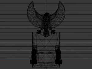 古埃及的幻想王座 - 法老王的王座 01 3D 模型
