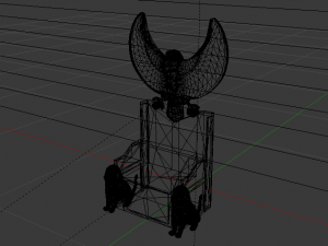 Fantasy Throne of Ancient Egypt - The Throne of Pharaoh 01 Modelo 3D