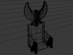 Fantasy Throne of Ancient Egypt - The Throne of Pharaoh 01 Modelo 3D