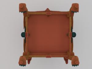 Fantasy Throne of Ancient Egypt - The Throne of Pharaoh 02 3D 模型