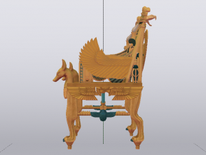 Fantasy Throne of Ancient Egypt - The Throne of Pharaoh 02 3D 模型