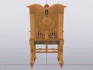 Fantasy Throne of Ancient Egypt - The Throne of Pharaoh 02 3D 模型