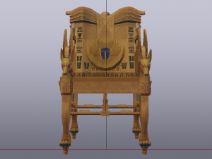 Fantasy Throne of Ancient Egypt - The Throne of Pharaoh 02 3D 模型