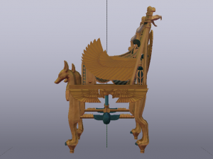 Fantasy Throne of Ancient Egypt - The Throne of Pharaoh 02 3D 模型
