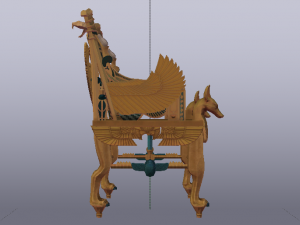 Fantasy Throne of Ancient Egypt - The Throne of Pharaoh 02 3D 模型
