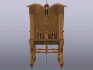 Fantasy Throne of Ancient Egypt - The Throne of Pharaoh 02 3D 模型