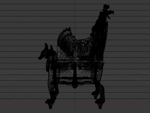 Fantasy Throne of Ancient Egypt - The Throne of Pharaoh 02 3D 模型