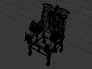 Fantasy Throne of Ancient Egypt - The Throne of Pharaoh 02 3D 模型