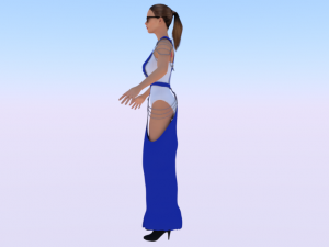 Woman in a Dress 045 3D 모델