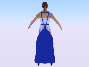 Woman in a Dress 045 3D 모델