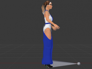Woman in a Dress 045 3D 모델