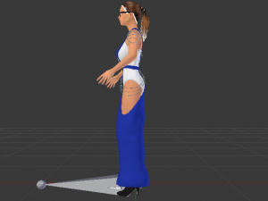 Woman in a Dress 045 3D 모델