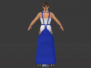 Woman in a Dress 045 3D 모델
