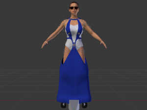 Woman in a Dress 045 3D 모델