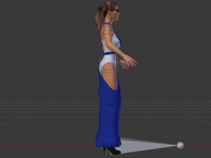 Woman in a Dress 045 3D 모델