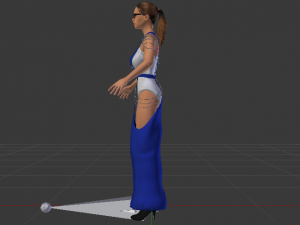 Woman in a Dress 045 3D 모델