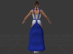 Woman in a Dress 045 3D 모델