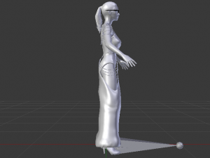 Woman in a Dress 045 3D 모델