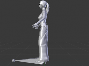 Woman in a Dress 045 3D 모델