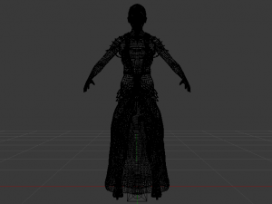 Woman in a Dress 045 3D 모델