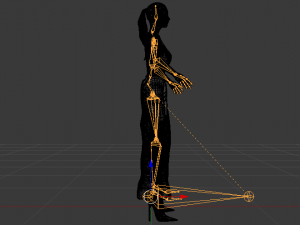 Woman in a Dress 046 3D Model