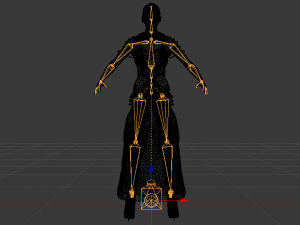 Woman in a Dress 046 3D Model