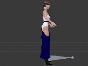 Woman in a Dress 047 3D Model