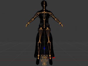 Woman in a Dress 047 3D Model