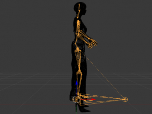 Woman in a Dress 047 3D Model