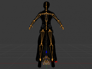 Woman in a Dress 047 3D Model