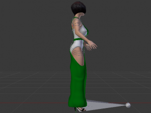 Woman in a Dress 049 Modèle 3D