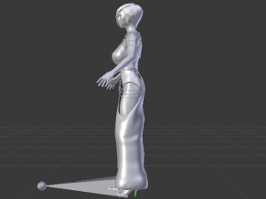 Woman in a Dress 049 Modèle 3D