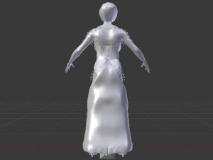 Woman in a Dress 049 Modèle 3D