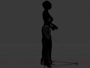 Woman in a Dress 049 Modèle 3D