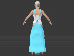 Woman in a Dress 050 Modelo 3D