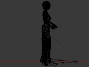 Woman in a Dress 050 Modelo 3D