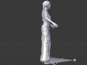 Woman in a Dress 051 Modelo 3D