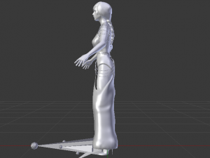 Woman in a Dress 051 Modelo 3D