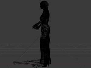 Woman in a Dress 051 Modelo 3D