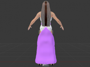 Woman in a Dress 052 Modelo 3D