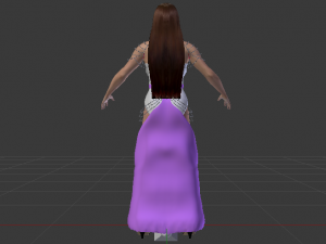 Woman in a Dress 052 Modelo 3D