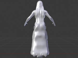 Woman in a Dress 052 Modelo 3D