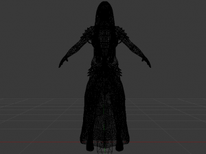 Woman in a Dress 052 Modelo 3D