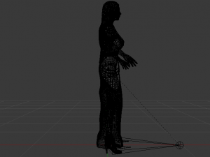Woman in a Dress 052 Modelo 3D