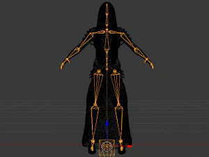 Woman in a Dress 052 3D Model