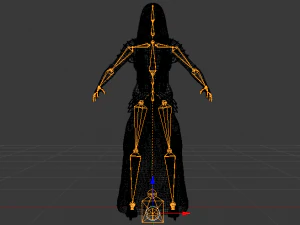 Woman in a Dress 052 3D Model