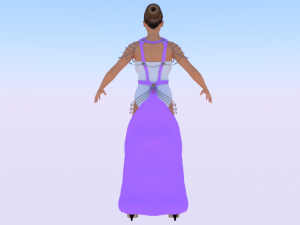 Woman in a Dress 053 Modelo 3D