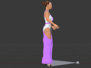 Woman in a Dress 053 Modelo 3D